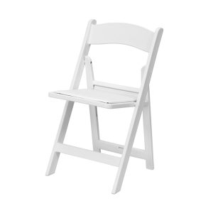 White Resin Folding Chairs RC202W