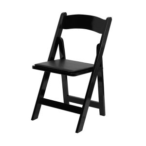 Black Wood Folding Chairs WC201B