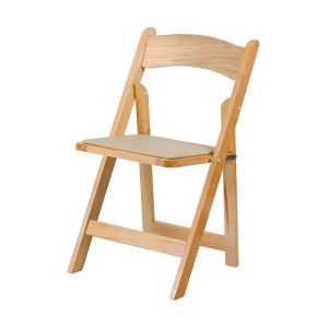 Natural Wood Folding Chairs WC201N