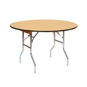 60" Wood Round Banquet Folding Tables
