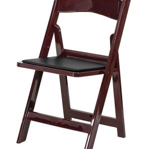 Mahogany Resin Folding Chairs RC202M