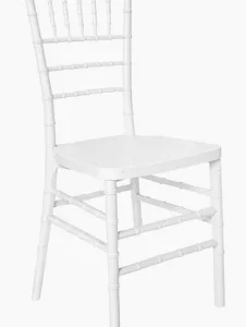 White Resin Chiavari Chairs